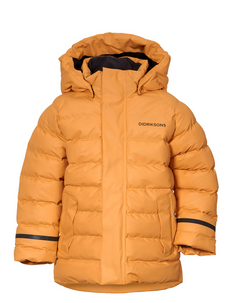 Gaorui Boys Winter Hooded Down Coat Jacket Thick Wool Inside Kids Warm Faux Fur Outerwear Coat 