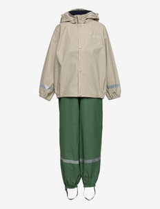 SLASKEMAN KIDS SET 6 - drabužiai nuo lietaus su pamušalu - light beige