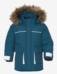 KURE KIDS PARKA 5 - ski jackets - dive blue