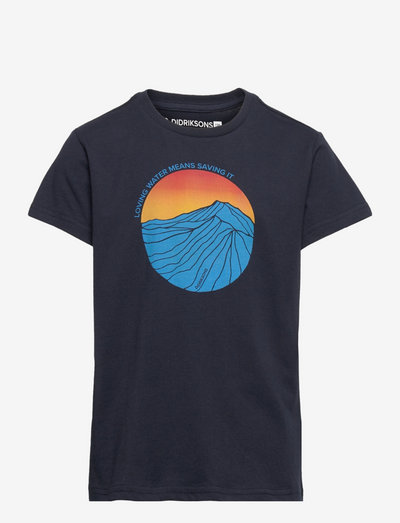 FRET KIDS T-SHIRT 2 - effen t-shirt met korte mouwen - navy