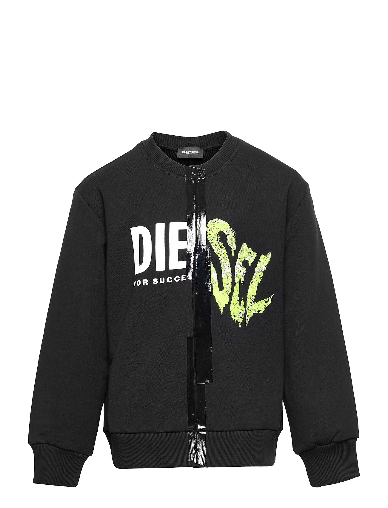 Sbiaysplit Over Sweat-Shirt Black Diesel
