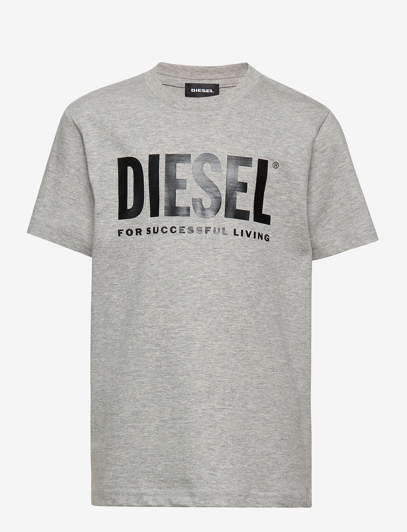 Diesel - TJUSTLOGO T-SHIRT - t-shirt à manches courtes avec motif - grigio melange nuovo - 0