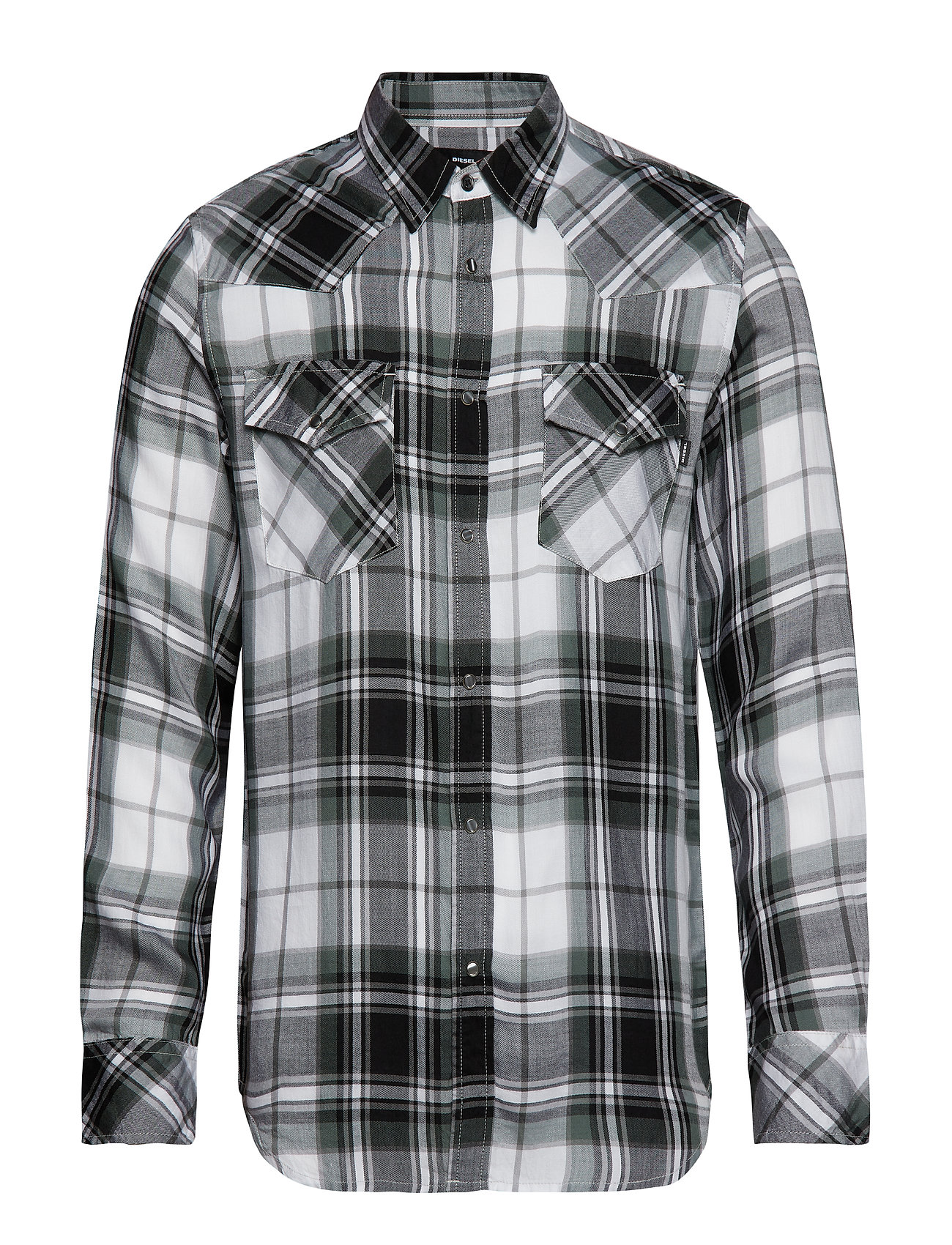 S East Long F Shirt Overhemd Casual Multipatroon Diesel Men diesel men kopen in de aanbieding