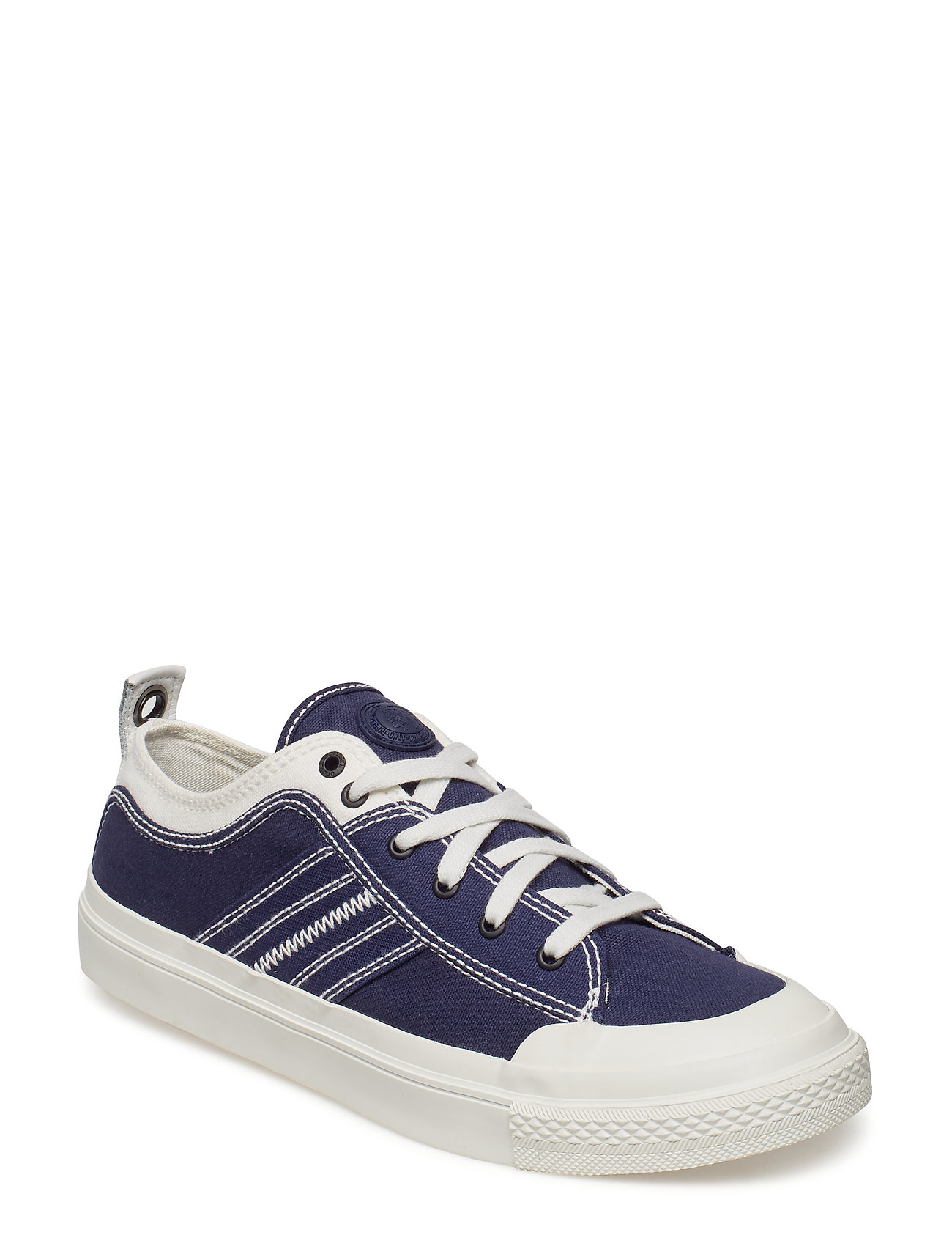 Astico S Low Lac Lage Sneakers Blauw Diesel Men diesel men kopen in de aanbieding