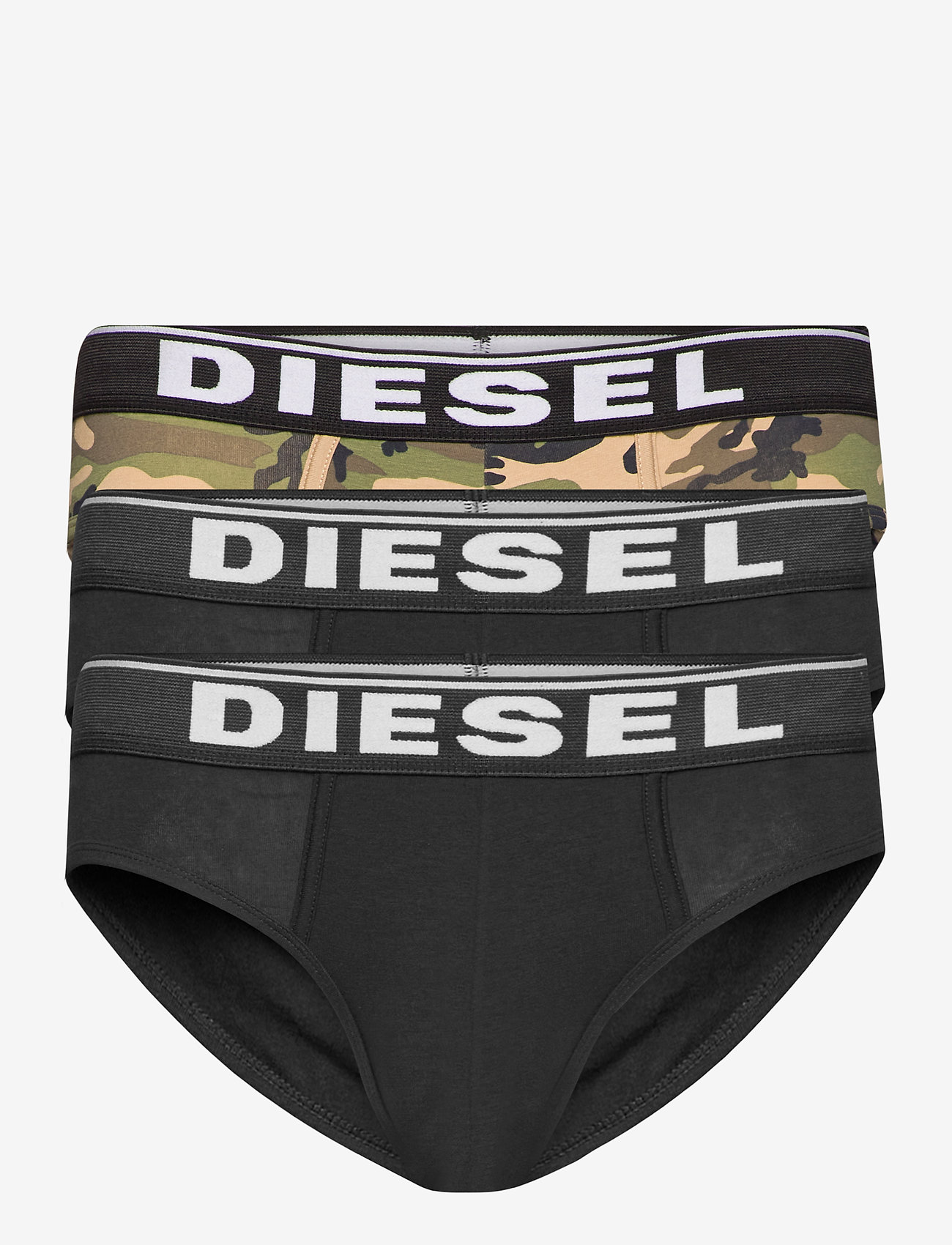 Diesel ANDRE Zwart / Wit / Grijs - Gratis levering | Spartoo.nl ! -  Ondergoed Slips Heren € 25,90