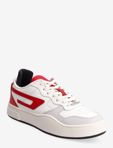 UKIYO S-UKIYO LOW SNEAKERS - lave sneakers - star white/high risk red