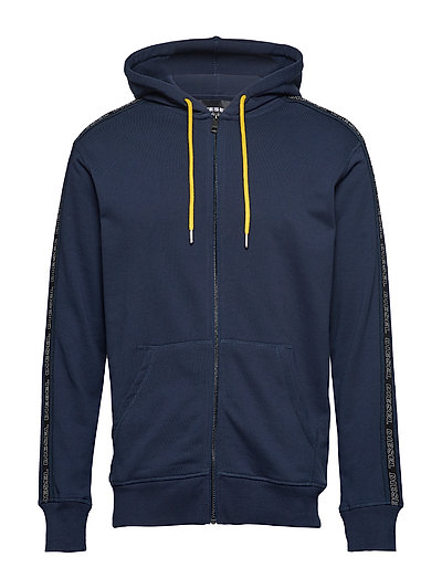 DIESEL Umlt-Brandon-Z Sweat-Shirt Hoodie Pullover Blau DIESEL MEN