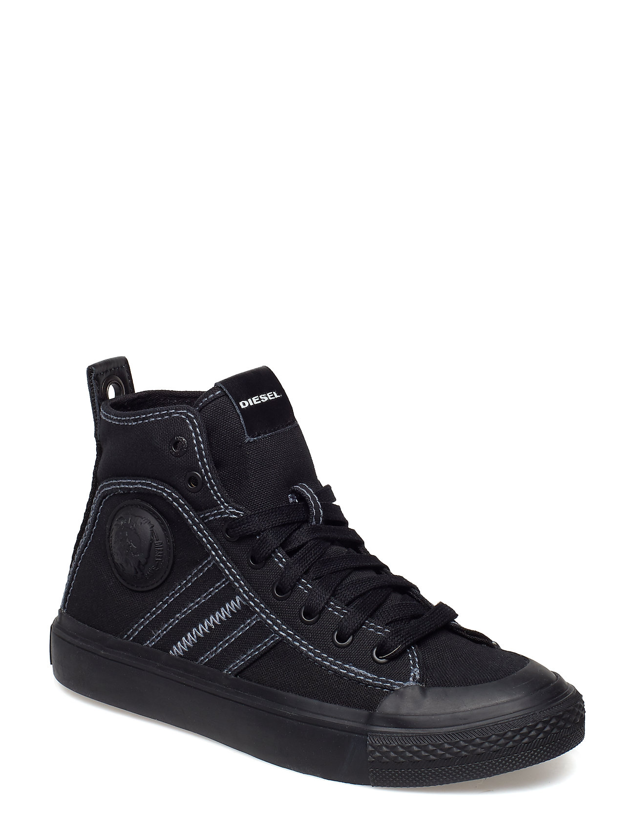 Astico S Mid Lace W Snea Hoge Sneakers Zwart Diesel Women diesel women kopen in de aanbieding