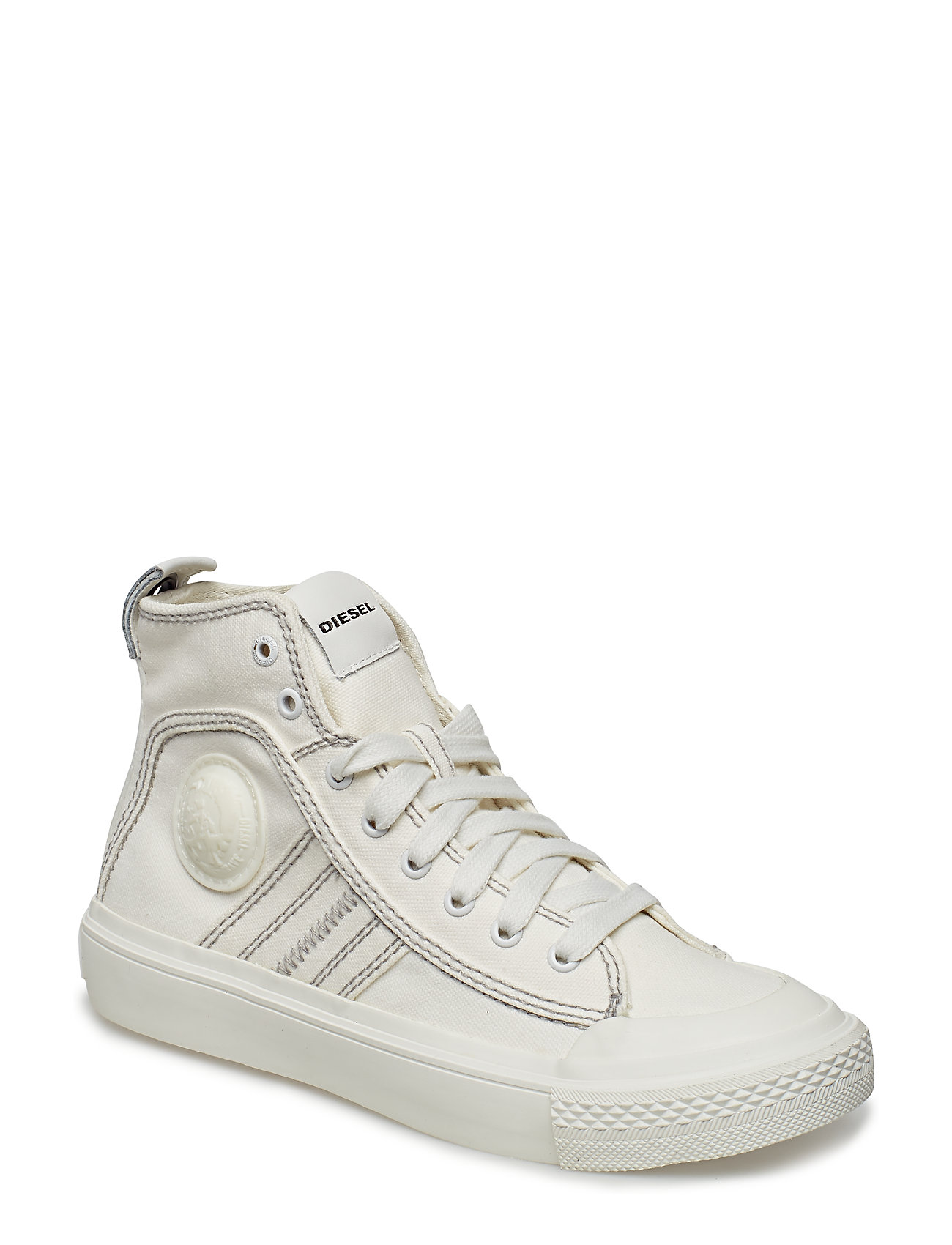 Astico S Mid Lace W Snea Hoge Sneakers Wit Diesel Women diesel women kopen in de aanbieding