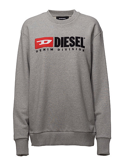 DIESEL F-Crew-Division-Fl Sweat-Shirt Sweat-shirt Pullover Grau DIESEL WOMEN