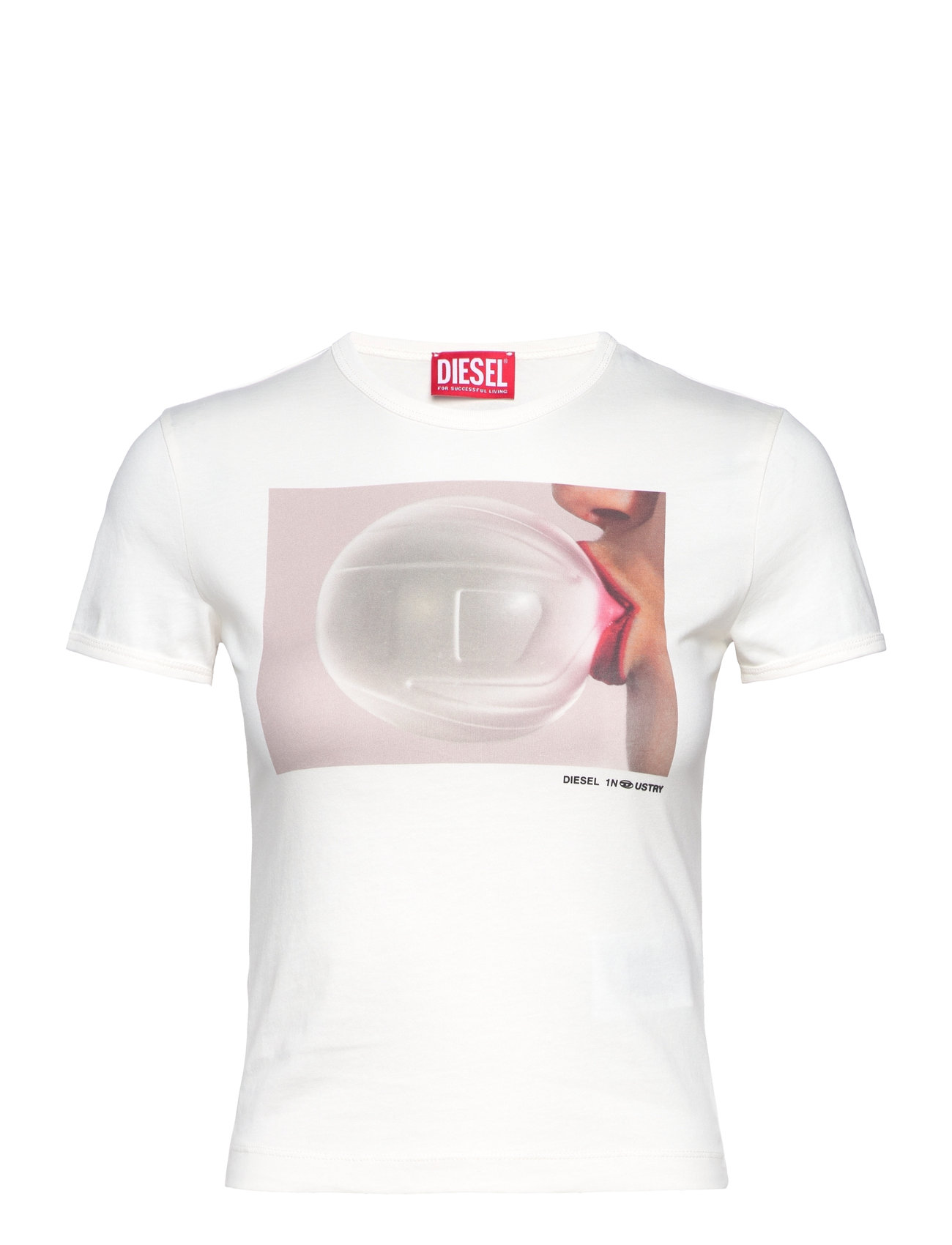 T-Uncutie-Long-N7 T-Shirt Tops T-shirts & Tops Short-sleeved White Diesel
