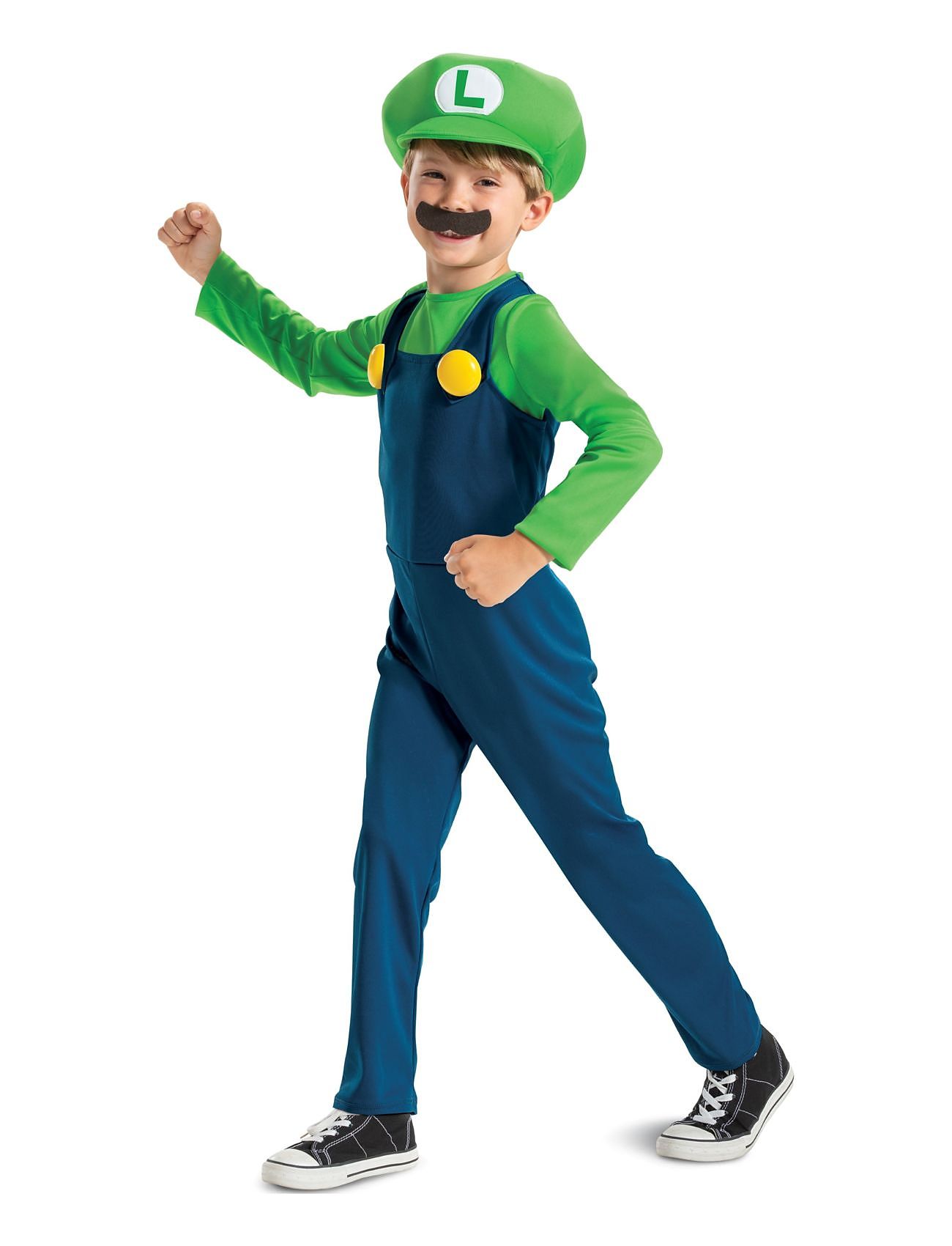 Luigi Fancy Dress Intl Toys Costumes & Accessories Character Costumes Green Disguise