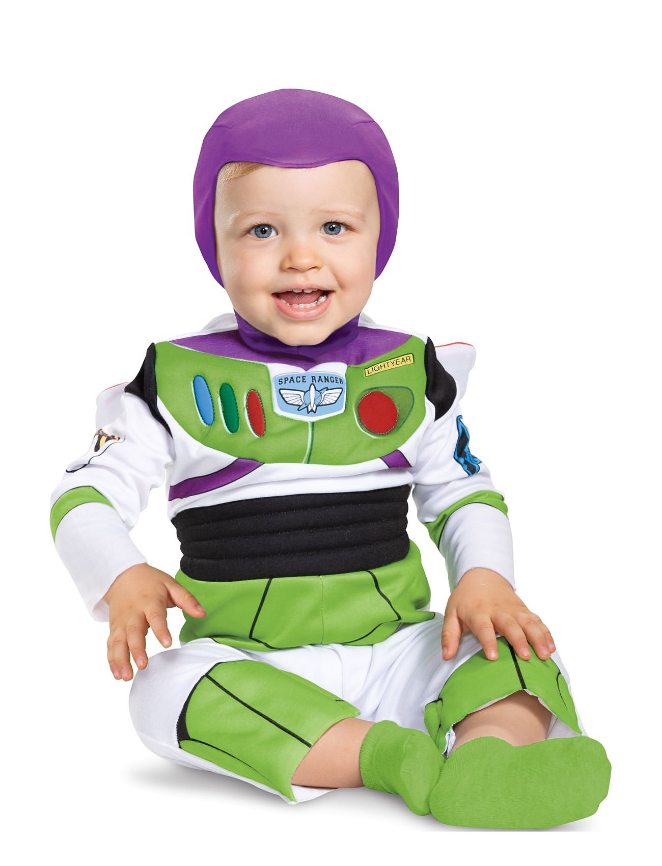 Buzz Lightyear Deluxe Infant  Toys Costumes & Accessories Character Costumes Multi/patterned Disguise