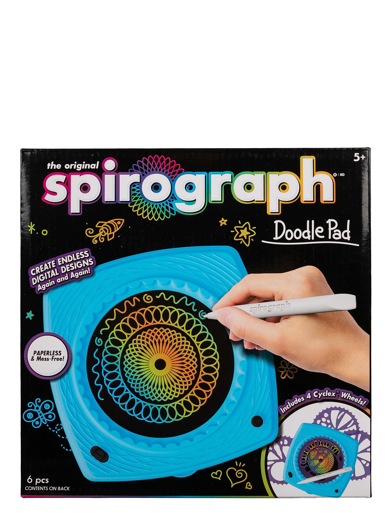 Spirograph Doodle Pad Toys Creativity Drawing & Crafts Craft Craft Sets Multi/patterned Martinex