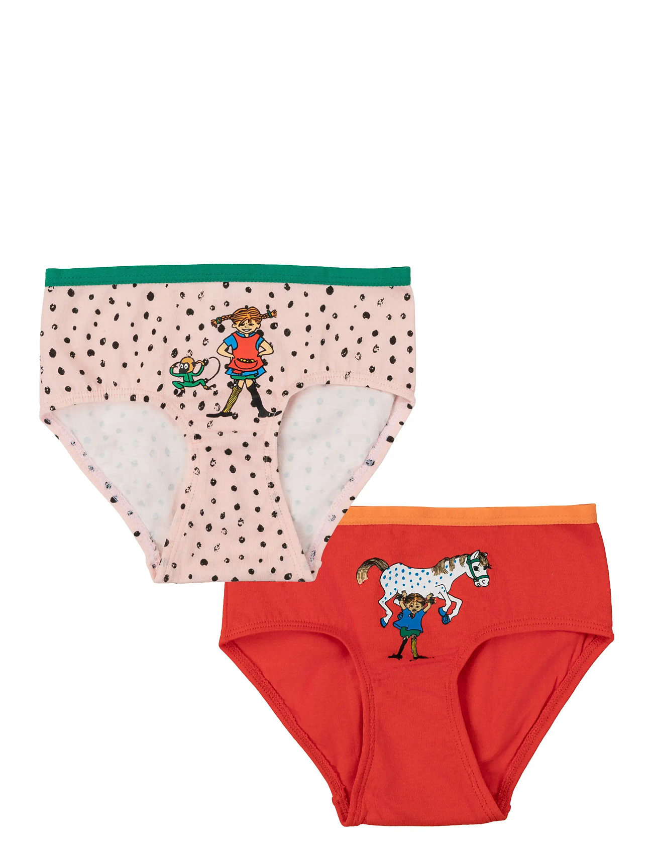 MARTINEX Pippi Trosor 2-Pack Pink - 98/104 - Kinder