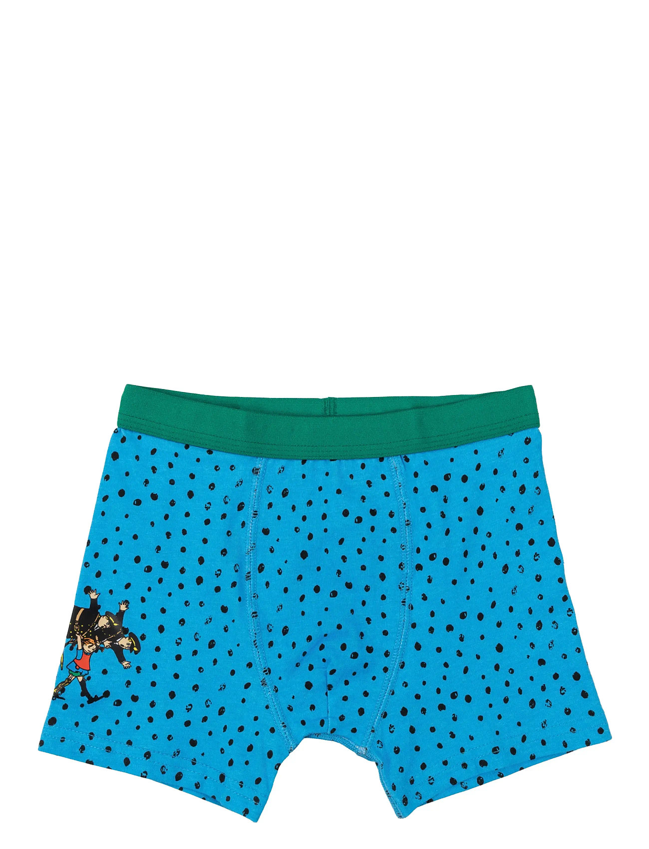 Pippi Langstrømpe Poliserna Boxershorts, 86/92, Blue, Undertøj > Underbukser, Børn