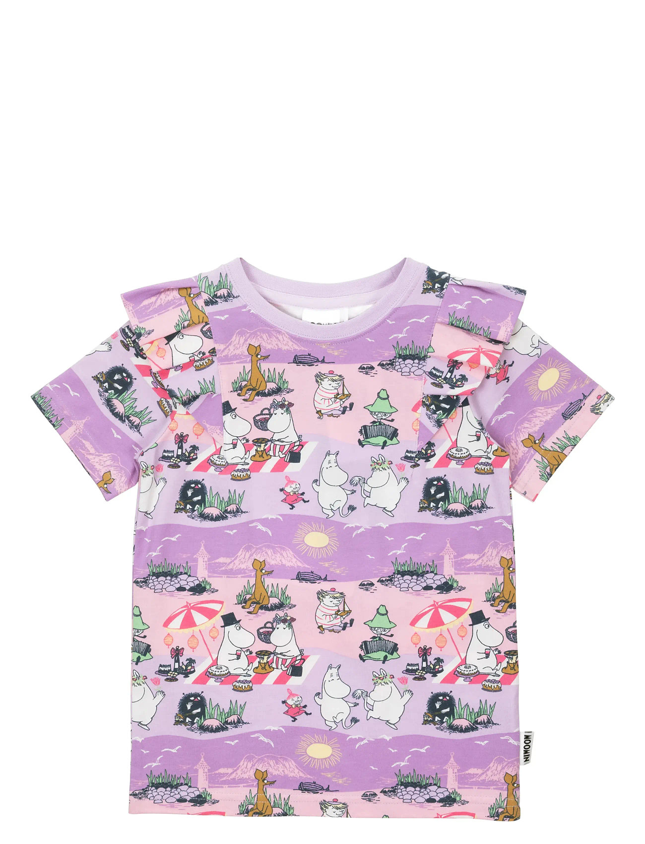 MARTINEX Stranddag T-Shirt Lila - 104 - Kinder