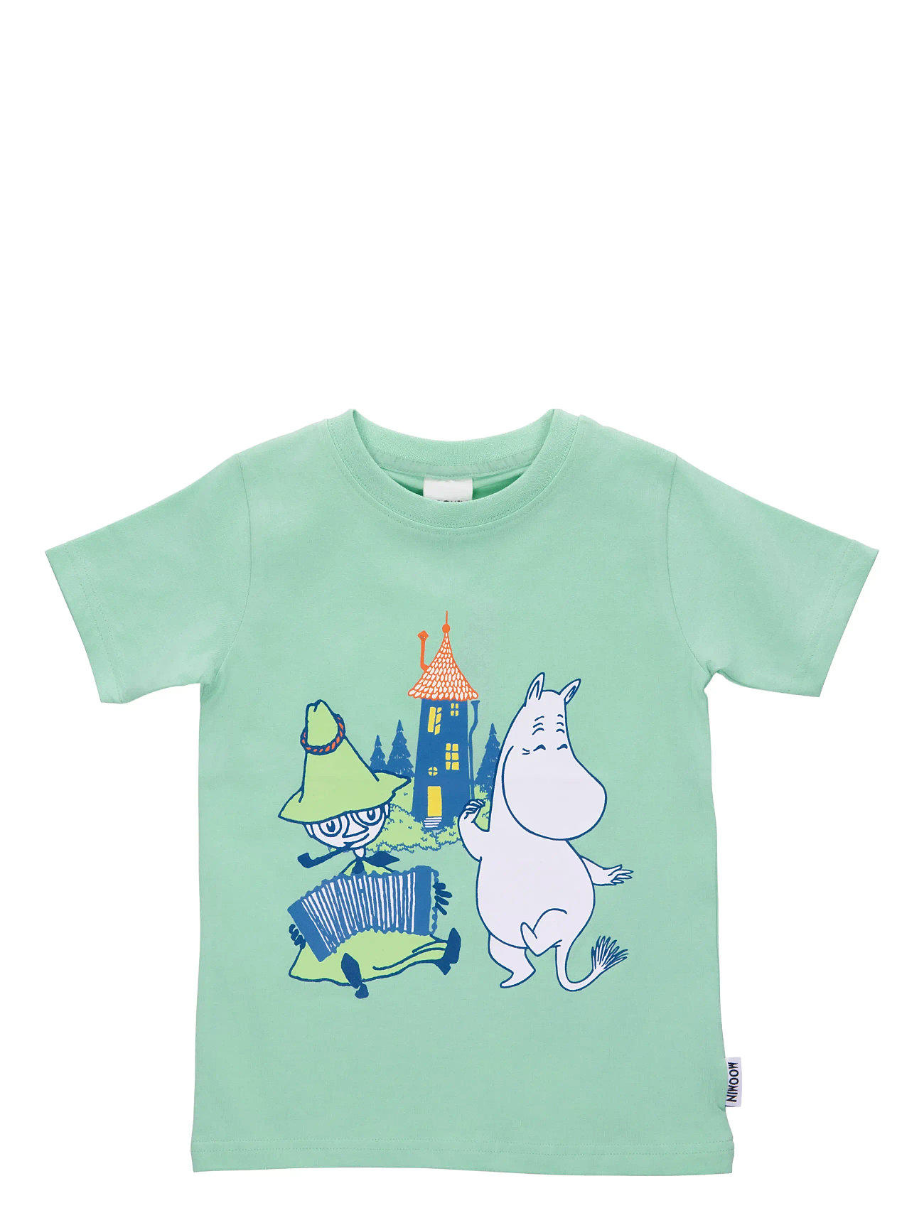 MUMIN Trubadur T-Shirt, 122, Green, T-Shirts > Kortærmede, Børn