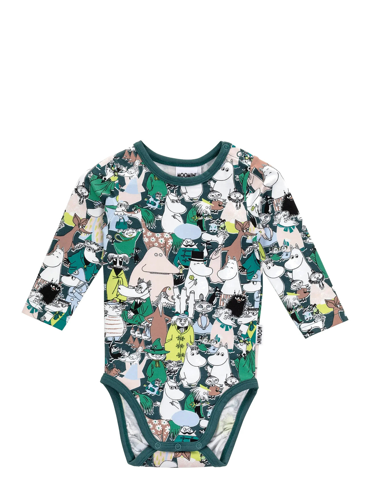 MUMIN Klassträff Body, 86, Green, Bodys > Langærmede, Børn