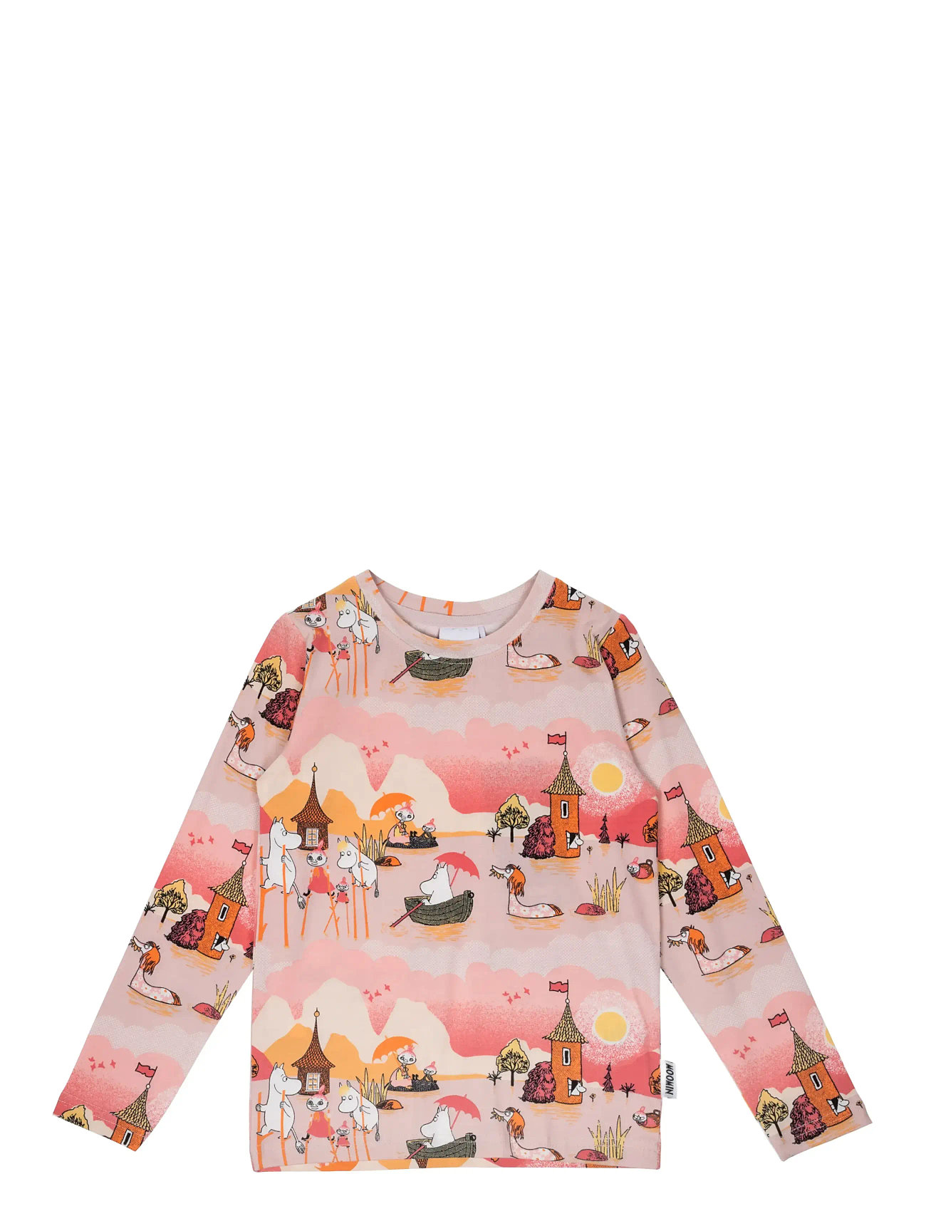 MUMIN Deluge Shirt, 104, Pink, T-Shirts > Langærmede T-shirts, Børn