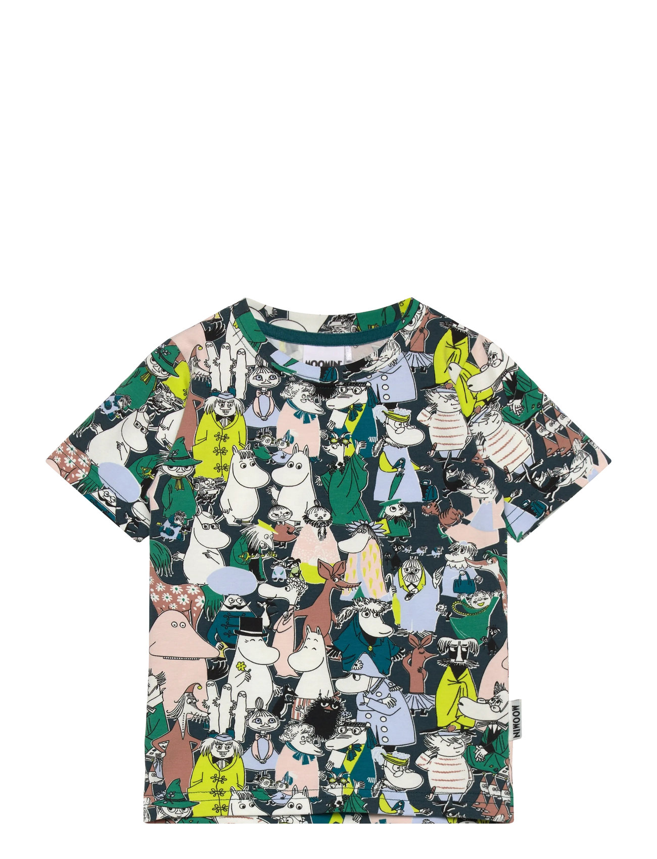 MUMIN Klassträff T-Shirt, 104, Green, T-Shirts > Kortærmede, Børn