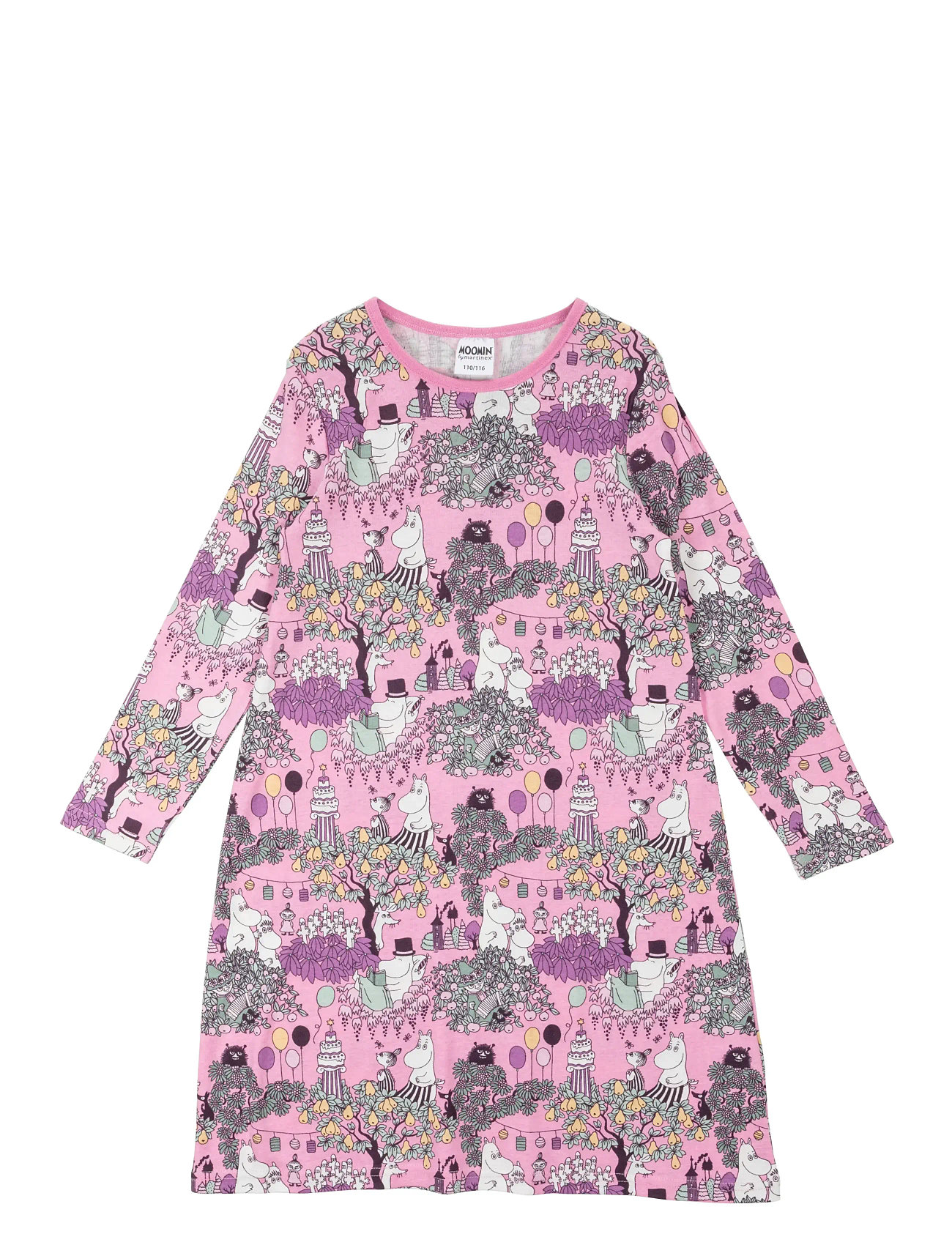 MUMIN Skördefest Nattlinne, 110/116, Pink, Pyjamas > Natkjoler, Børn