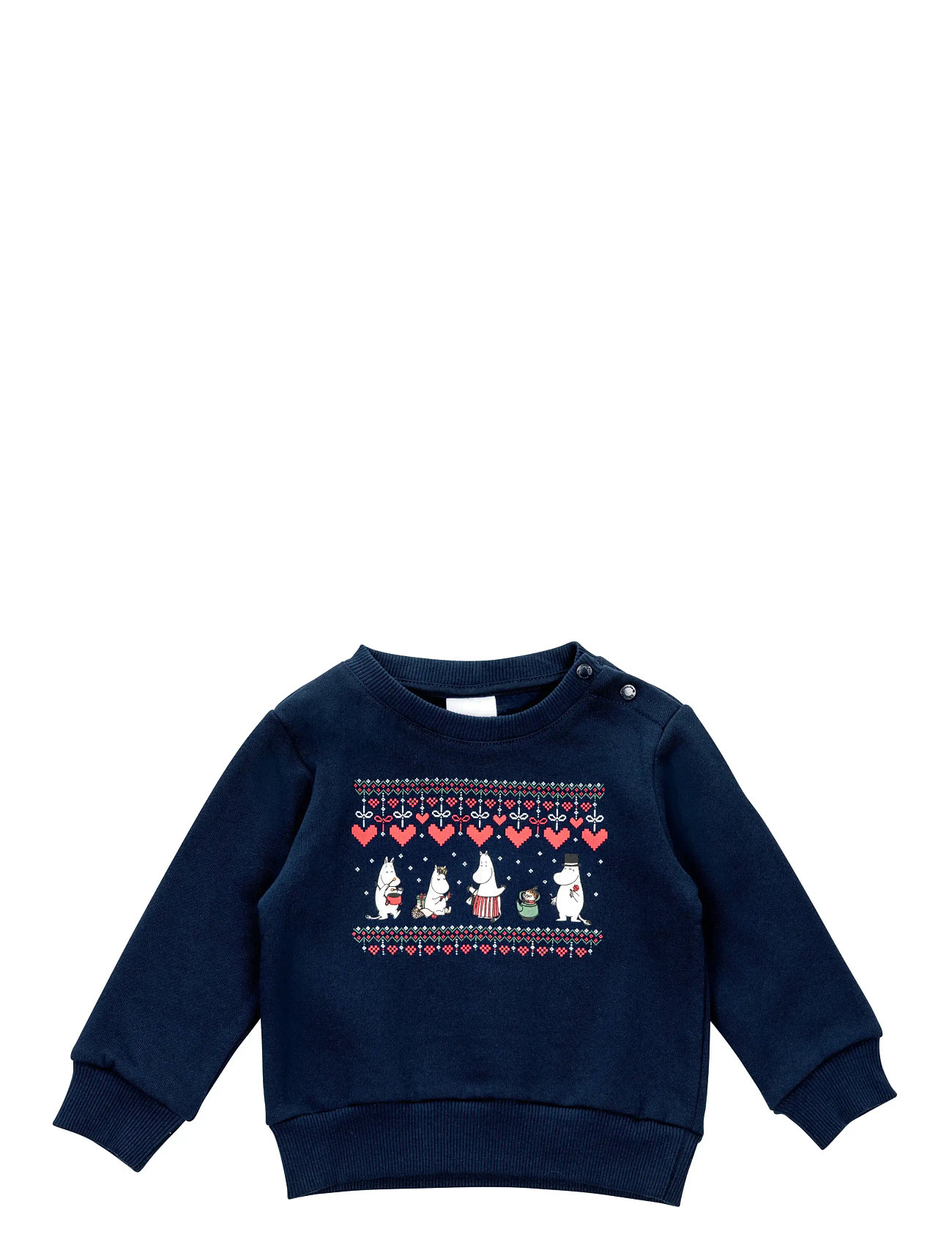 MARTINEX Vinterhjärta Collegetröja Navy - 80 - Kinder