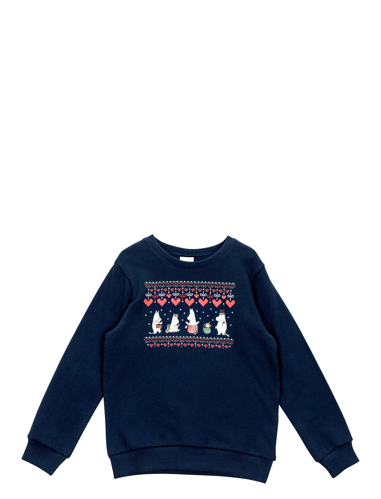 MARTINEX Vinterhjärta Colltröja Navy - 122/128 - Kinder