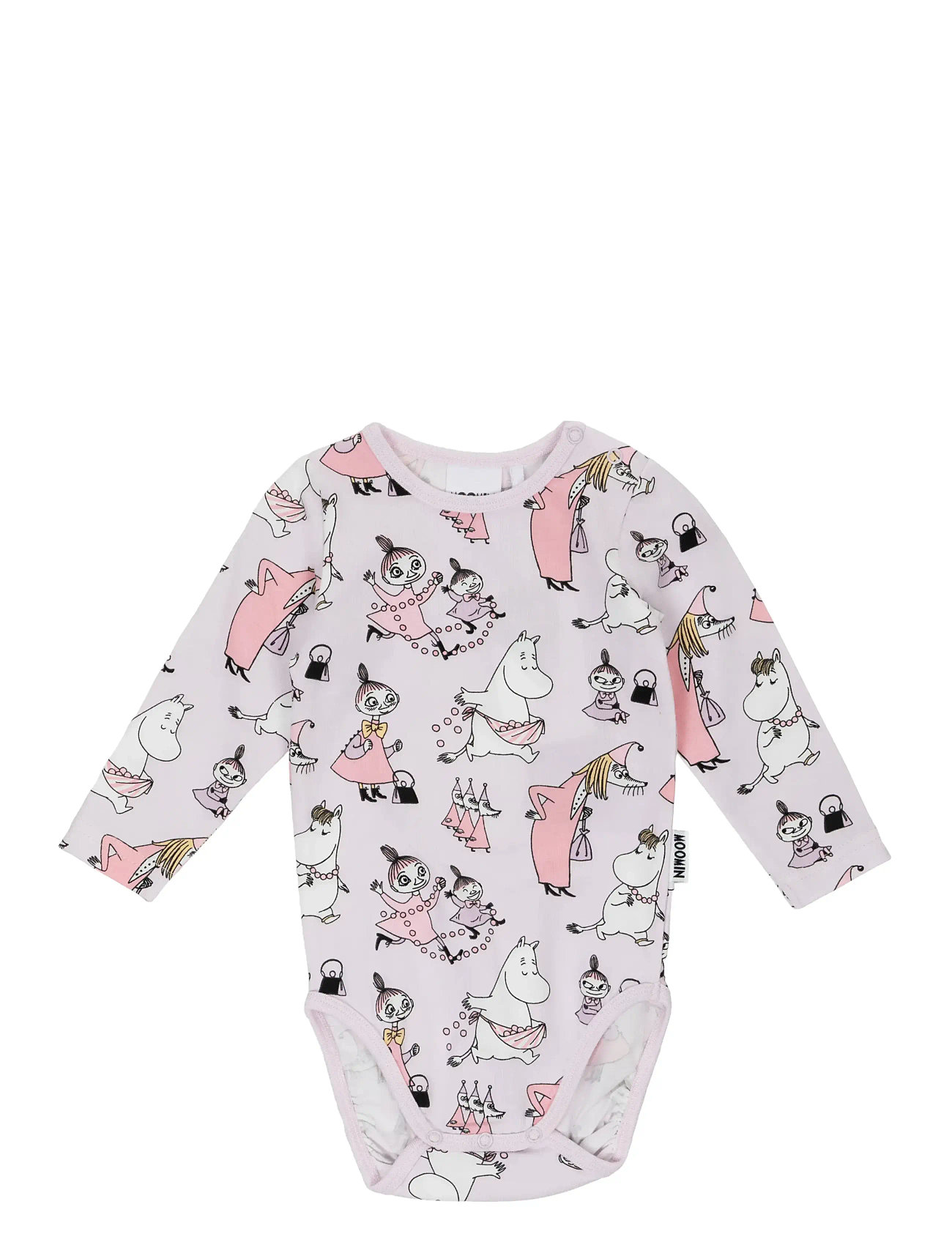 MUMIN Pärllek Body Lila 68, 68, Pink, Bodys > Langærmede, Børn