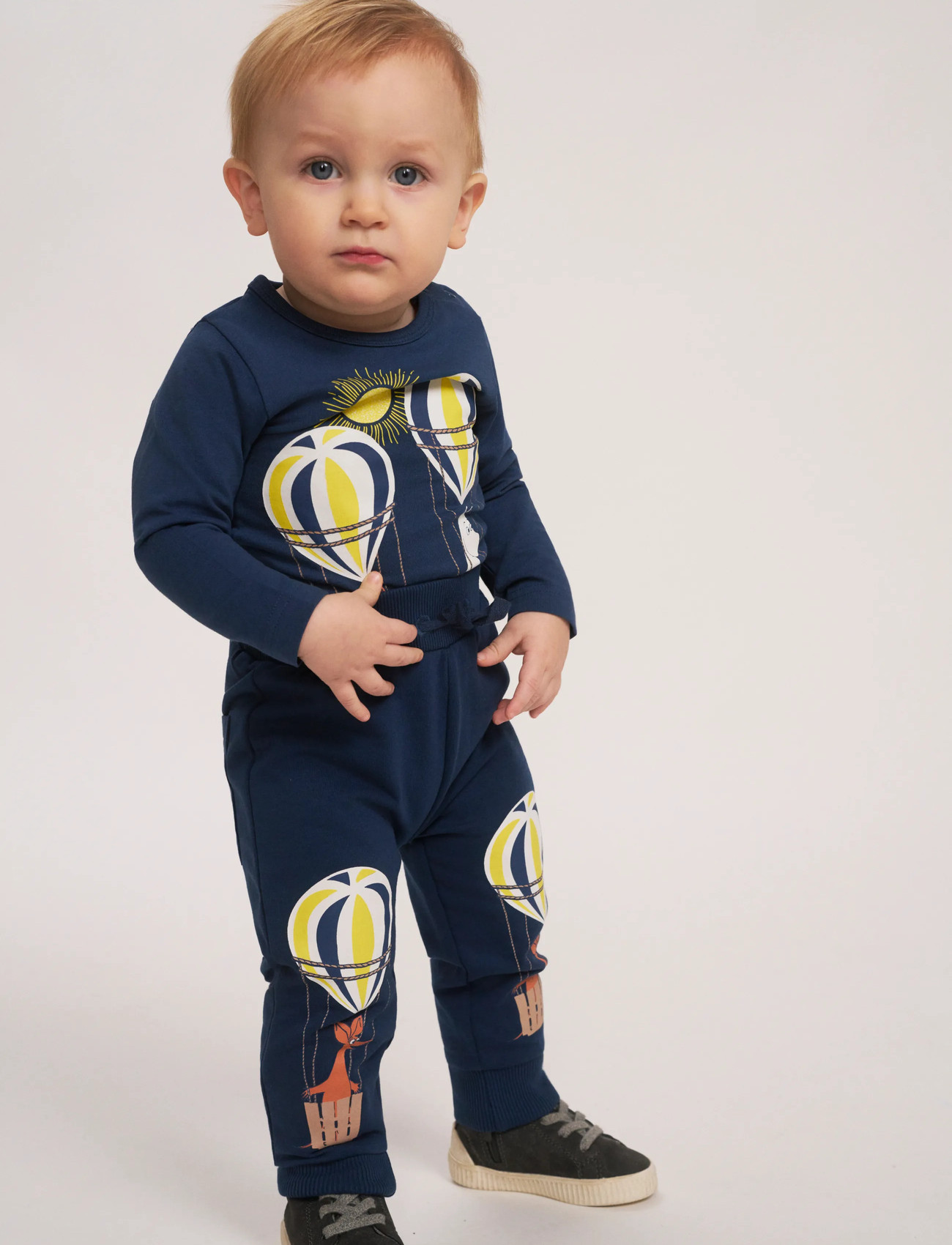 MUMIN Flygtur Body Mblå 68, 80, Navy, Bodys > Langærmede, Børn
