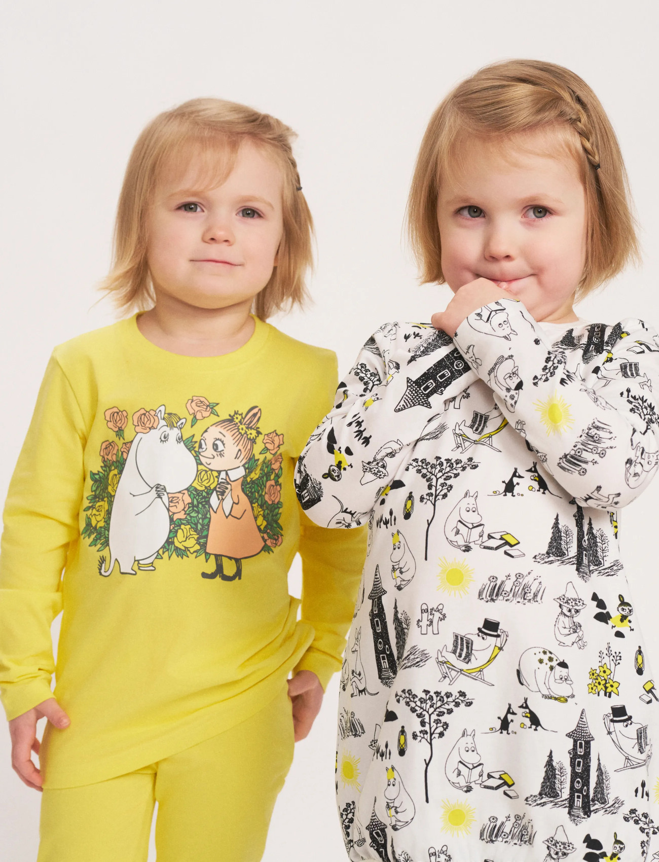 MUMIN Rosdalen Tröja 2 Gul 122, 104, Yellow, T-Shirts > Langærmede T-shirts, Børn