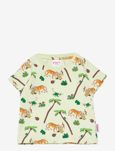 PALM TREE T-SHIRT - pattern short-sleeved t-shirt - green