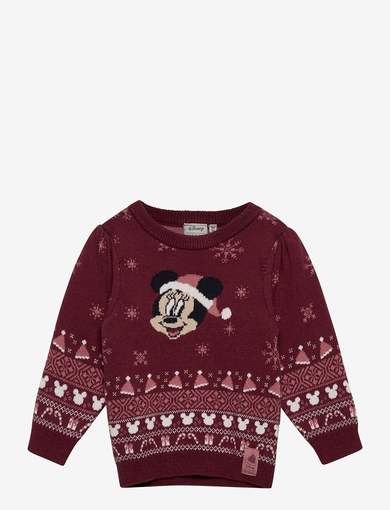 burgundy knitwear