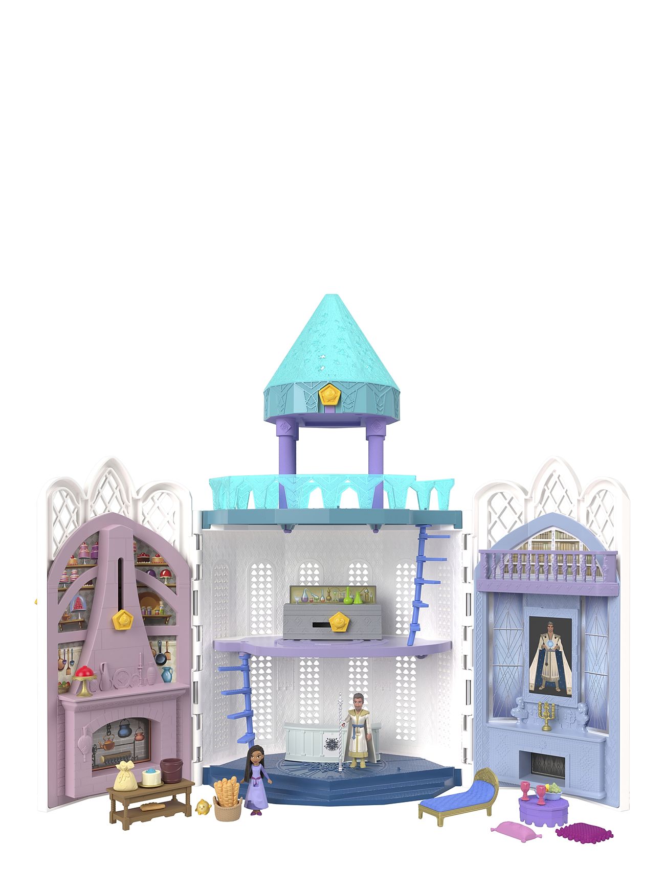 Disney Wish Rosas Castle Playset Toys Playsets & Action Figures Play Sets Multi/patterned Princesses
