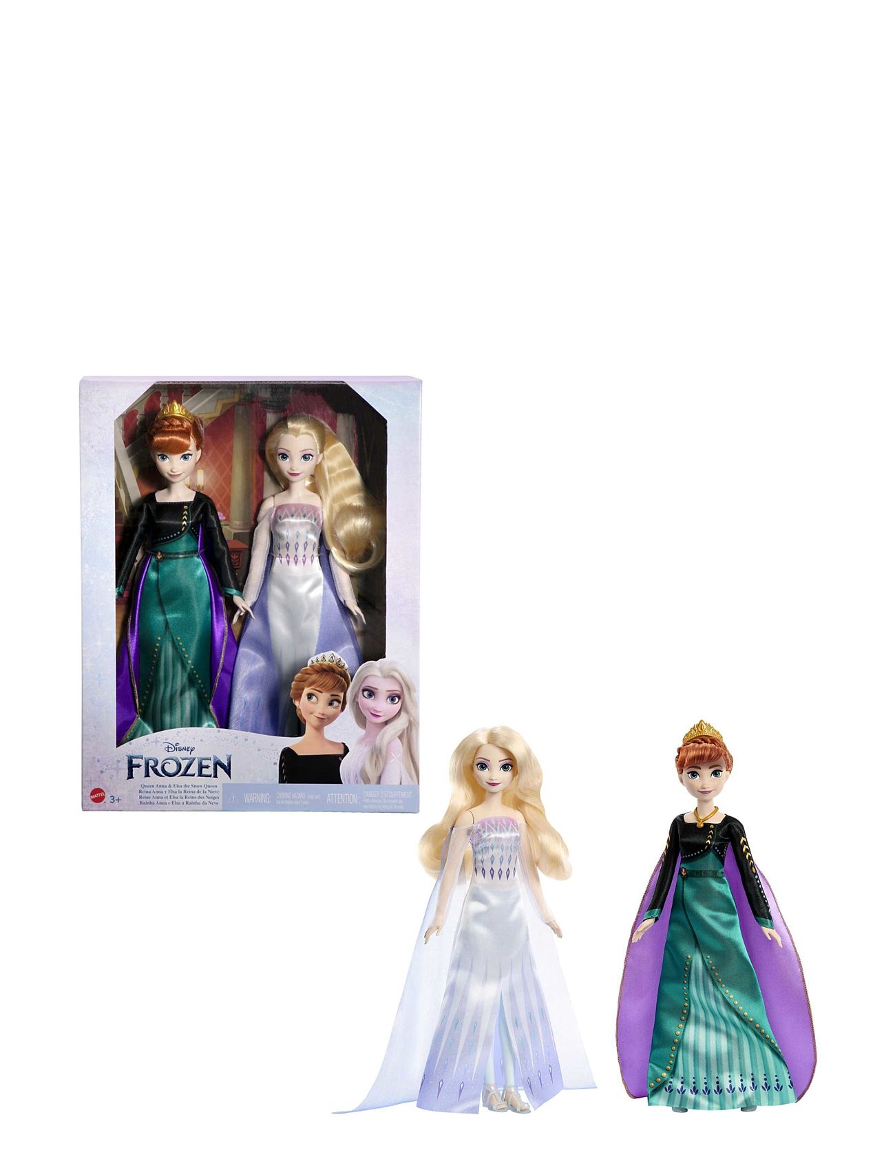 Disney Princess Disney Frozen Queen Anna & Elsa The Snow Queen Toys Dolls & Accessories Dolls Multi/patterned Frost