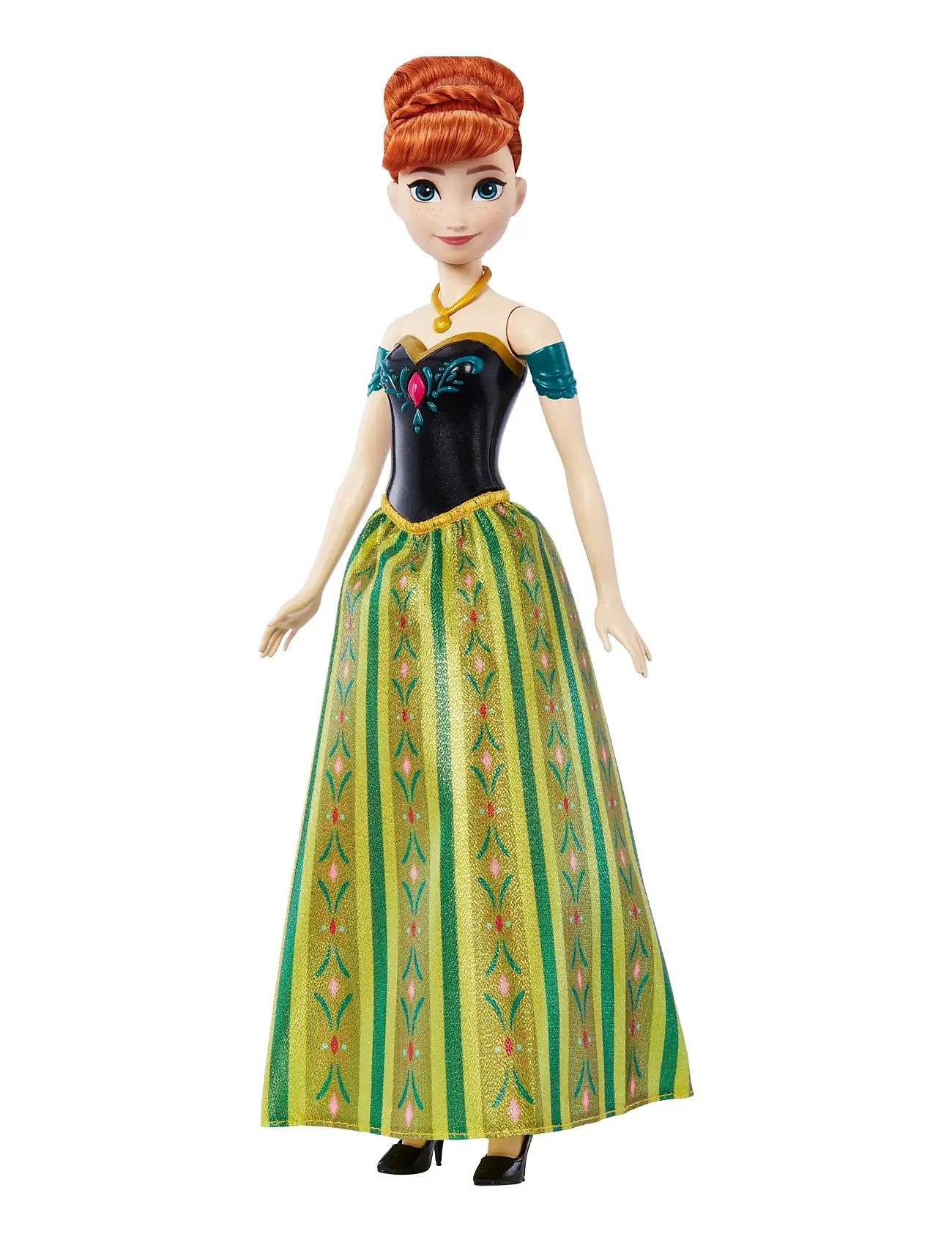 Disney Frozen Singing Anna Doll Sings “For The First Time In Forever” In 4 Languages From Movie Toys Dolls & Accessories Dolls Green Frost