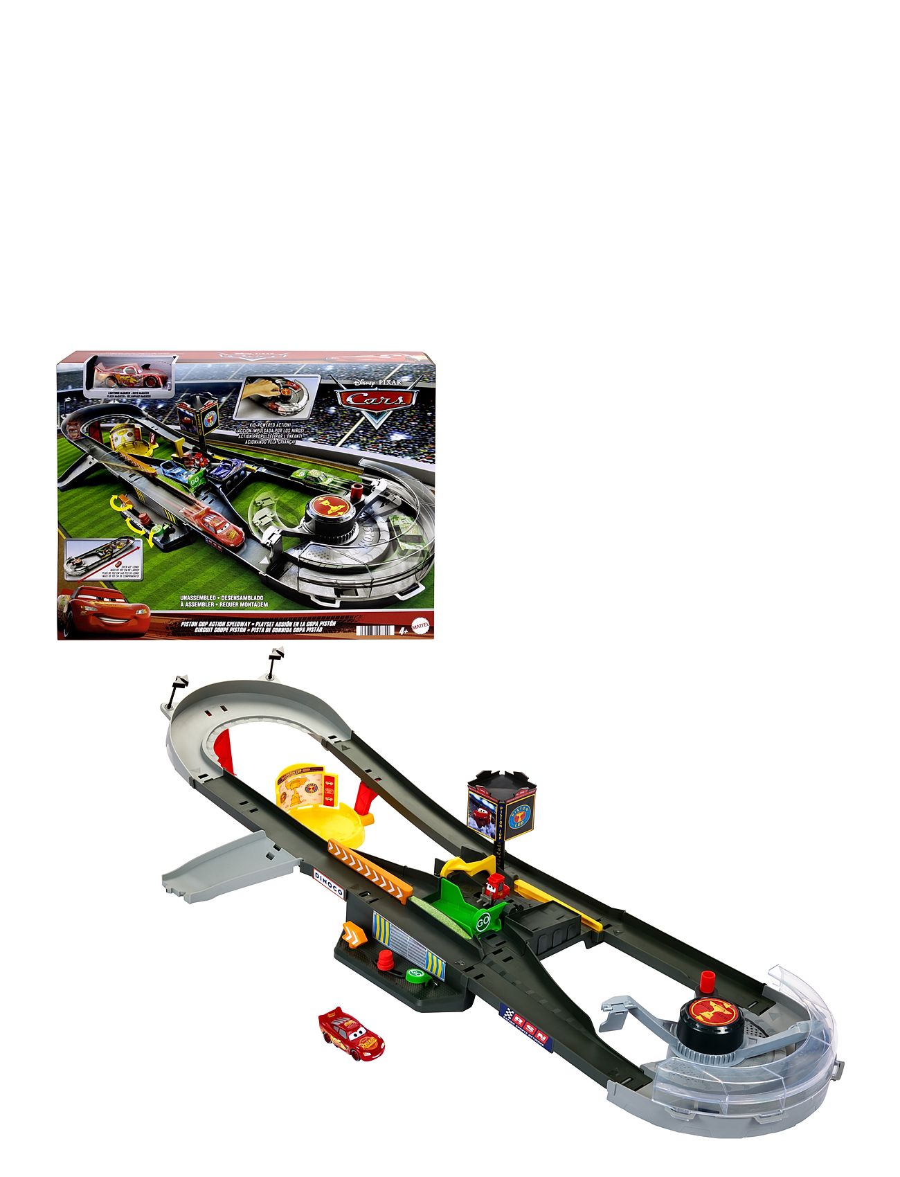 Disney Pixar Cars Disney Pixar Cars Disney And Pixar Cars Piston Cup Action Speedway Playset Multi/patterned