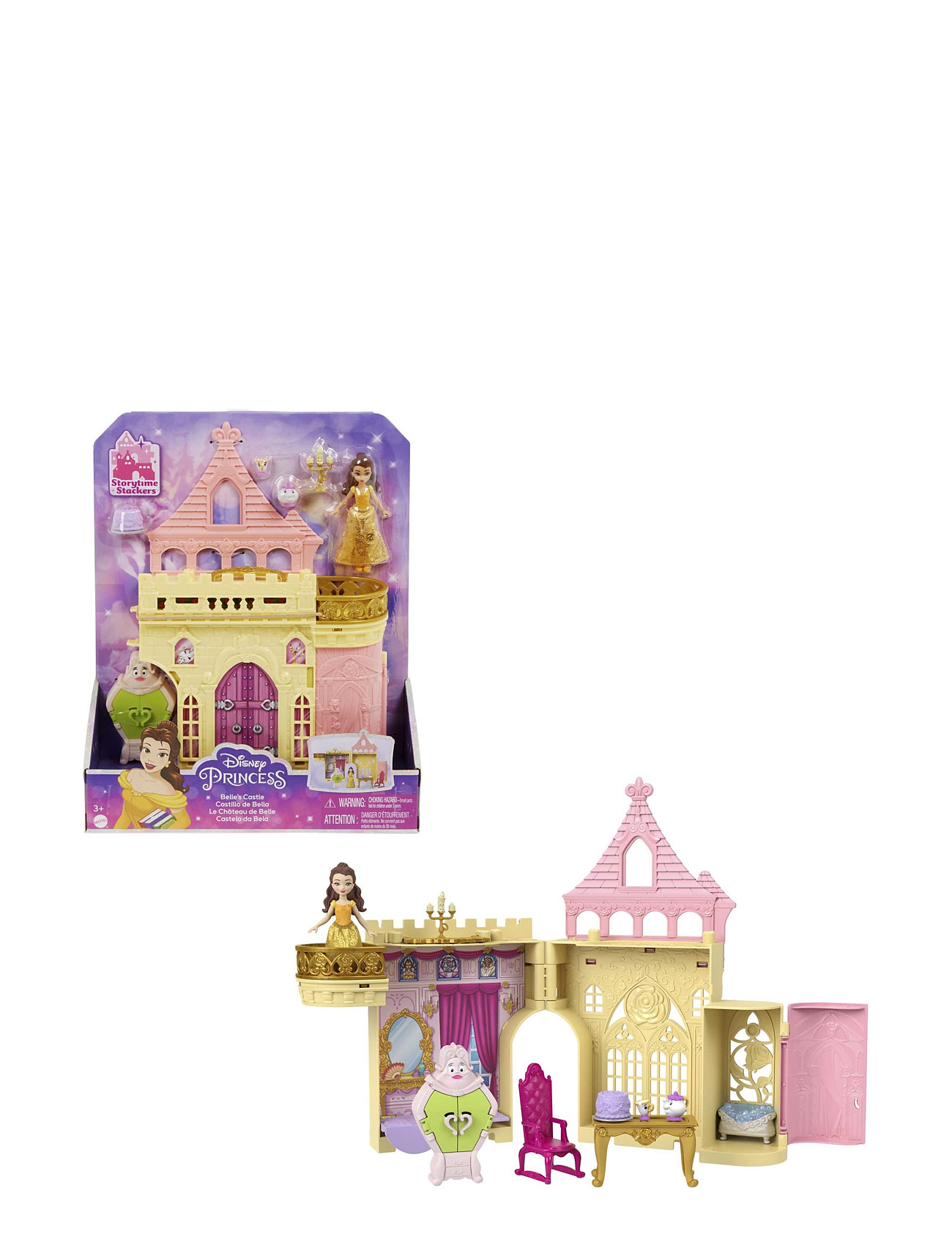 Disney Princess Storytime Stackers Belle's Castle Toys Dolls & Accessories Doll Houses Multi/patterned Disney Princess