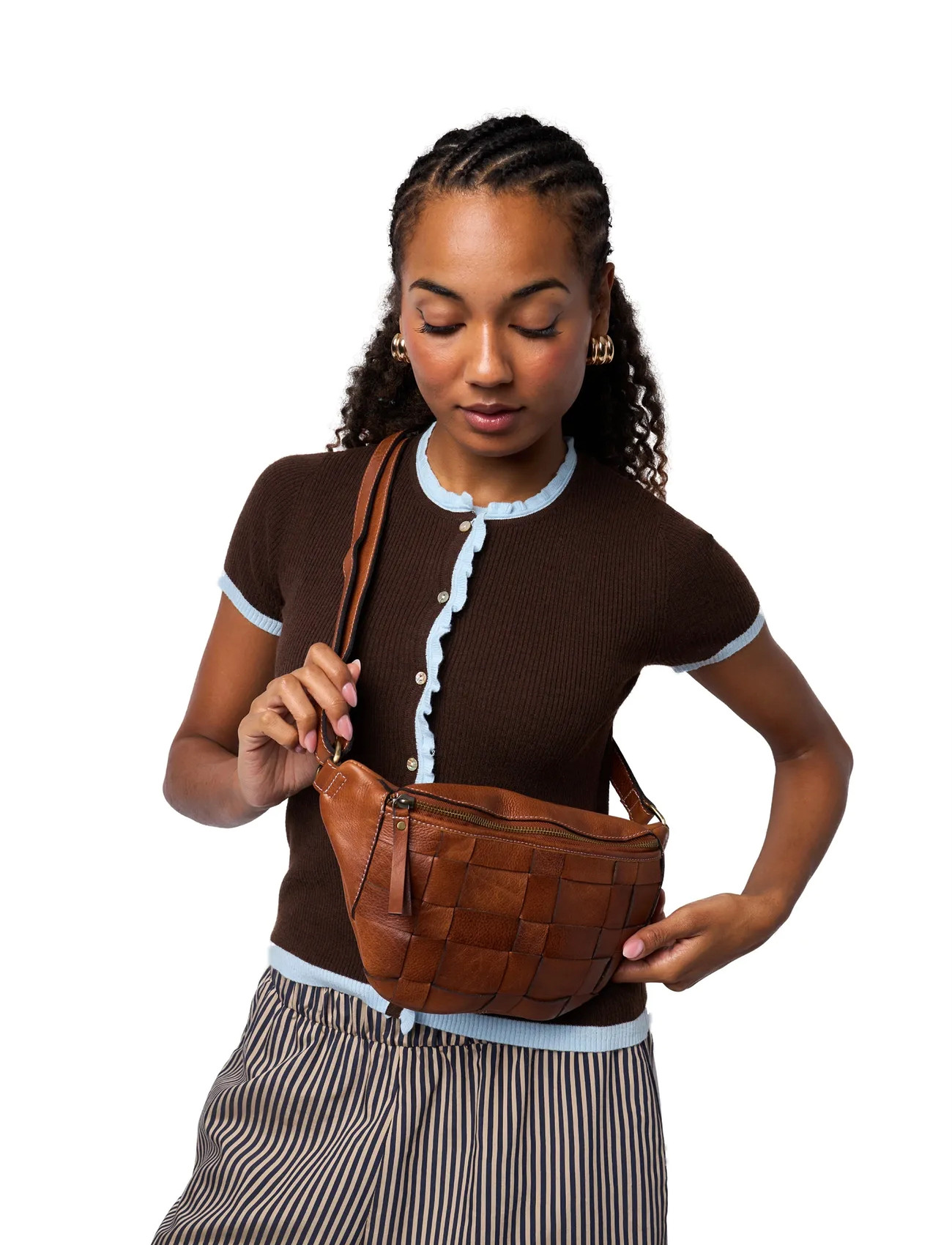 RE:DESIGNED EST 2003 Noor Bumbag, One Size, Brown, Tasker > Bum Bags, Dame