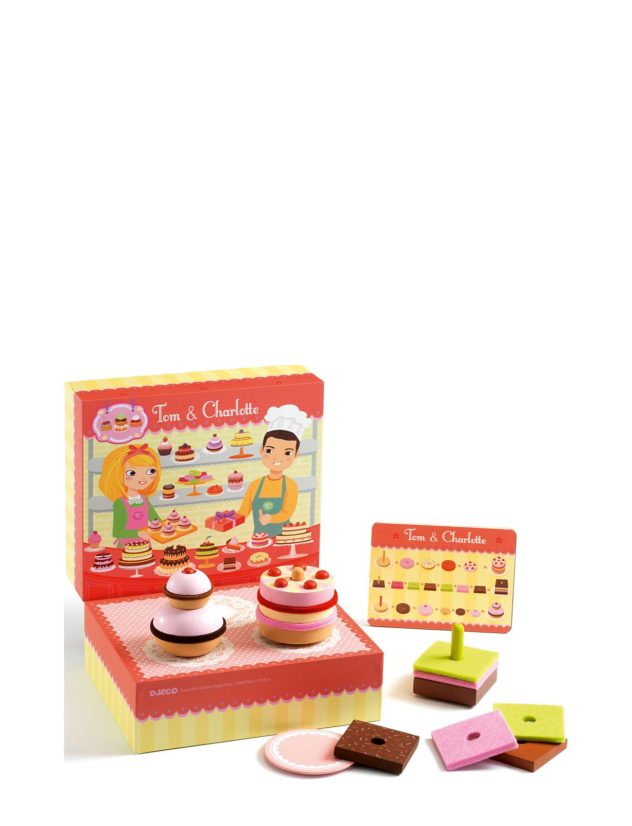 Charlotte & Tom, Cake Shop Toys Toy Kitchen & Accessories Toy Food & Cakes Multi/patterned Djeco