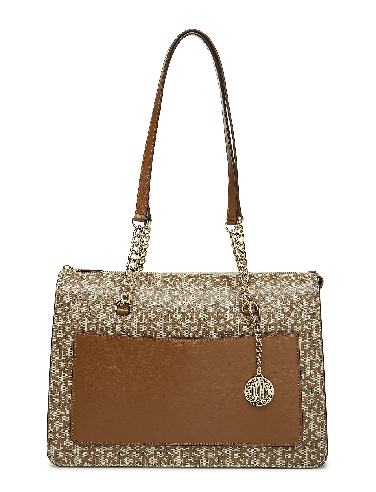 Bryant Lg Zip Tote Tas Bruin Dkny Bags dkny bags kopen in de aanbieding