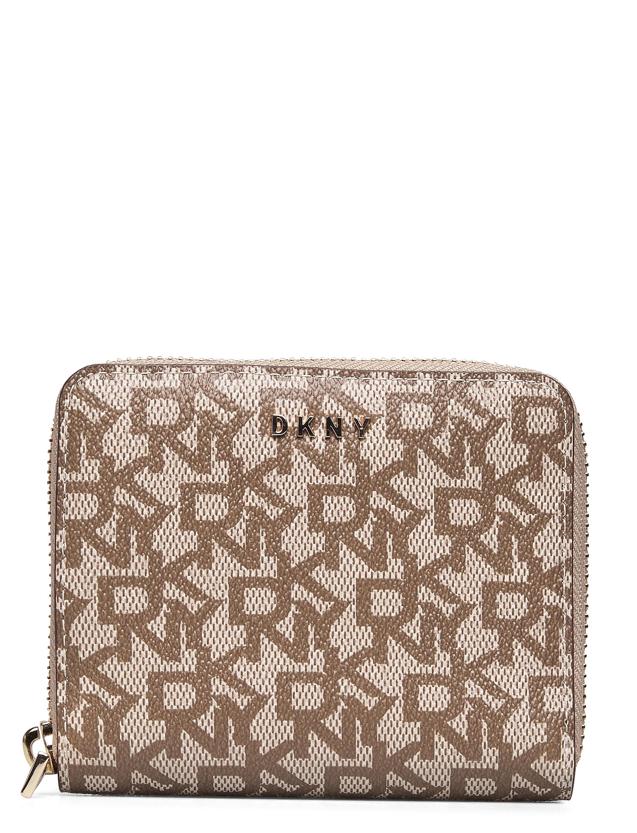 Bryant- Sm Zip Aroun Bags Card & Wallets Wallets Brun DKNY Bags punge fra DKNY til dame i MOCHA/CRML - Pashion.dk