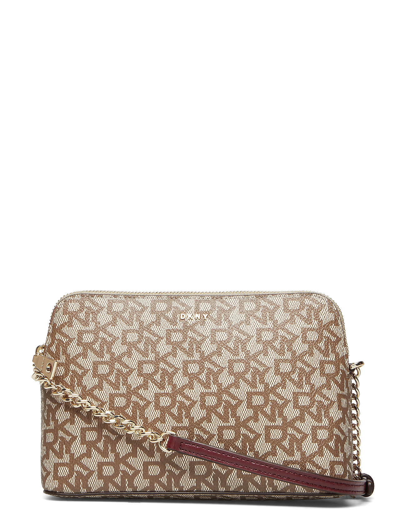 Bryant Logo Bags Small Shoulder Bagscrossbody Beige Dkny dkny bags kopen in de aanbieding