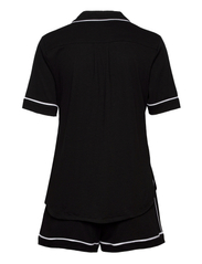 DKNY Homewear - DKNY NEW SIGNATURE S/S TOP & BOXER PJ - pyjama's - black - 1