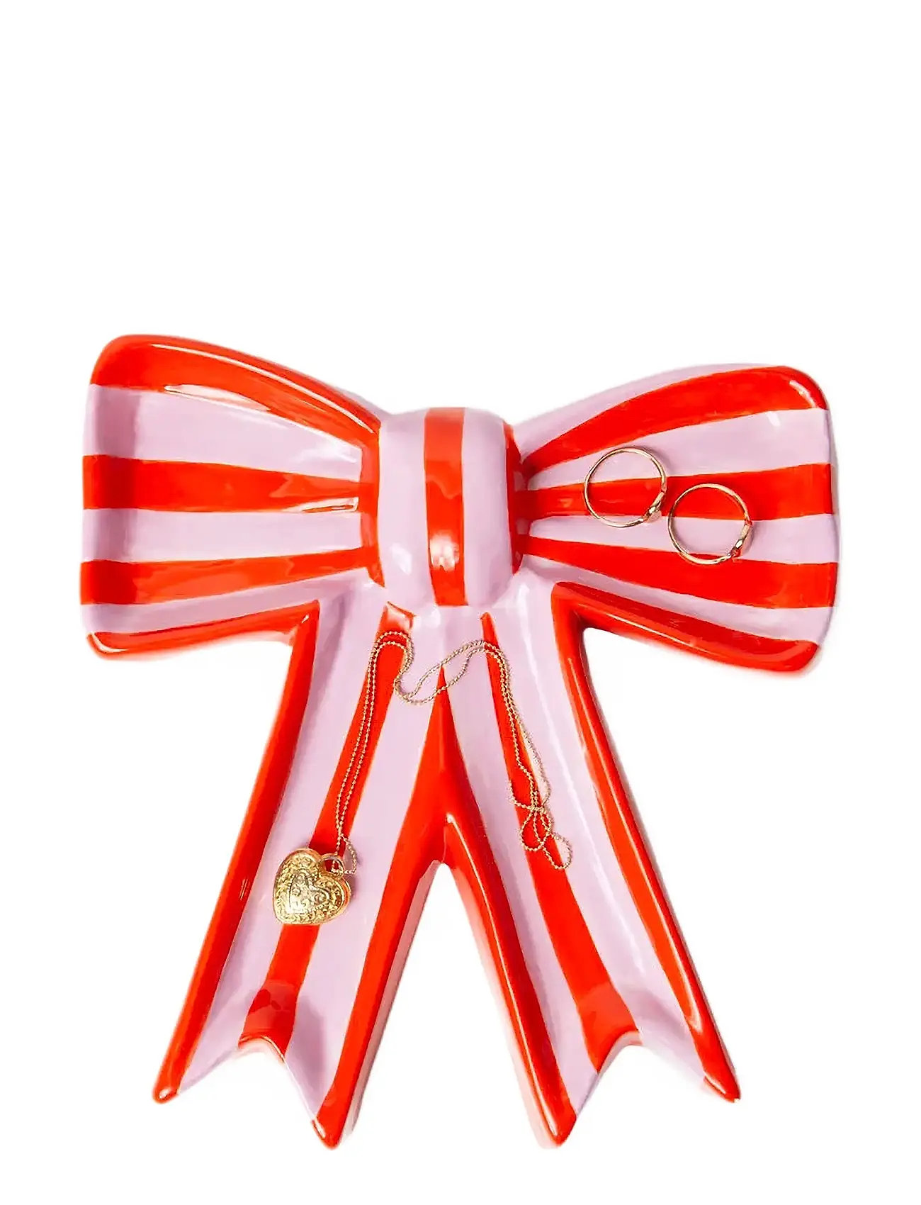 DOIY Opbevaringsskål - Bow Pink - 18.5X20CM - Unisex