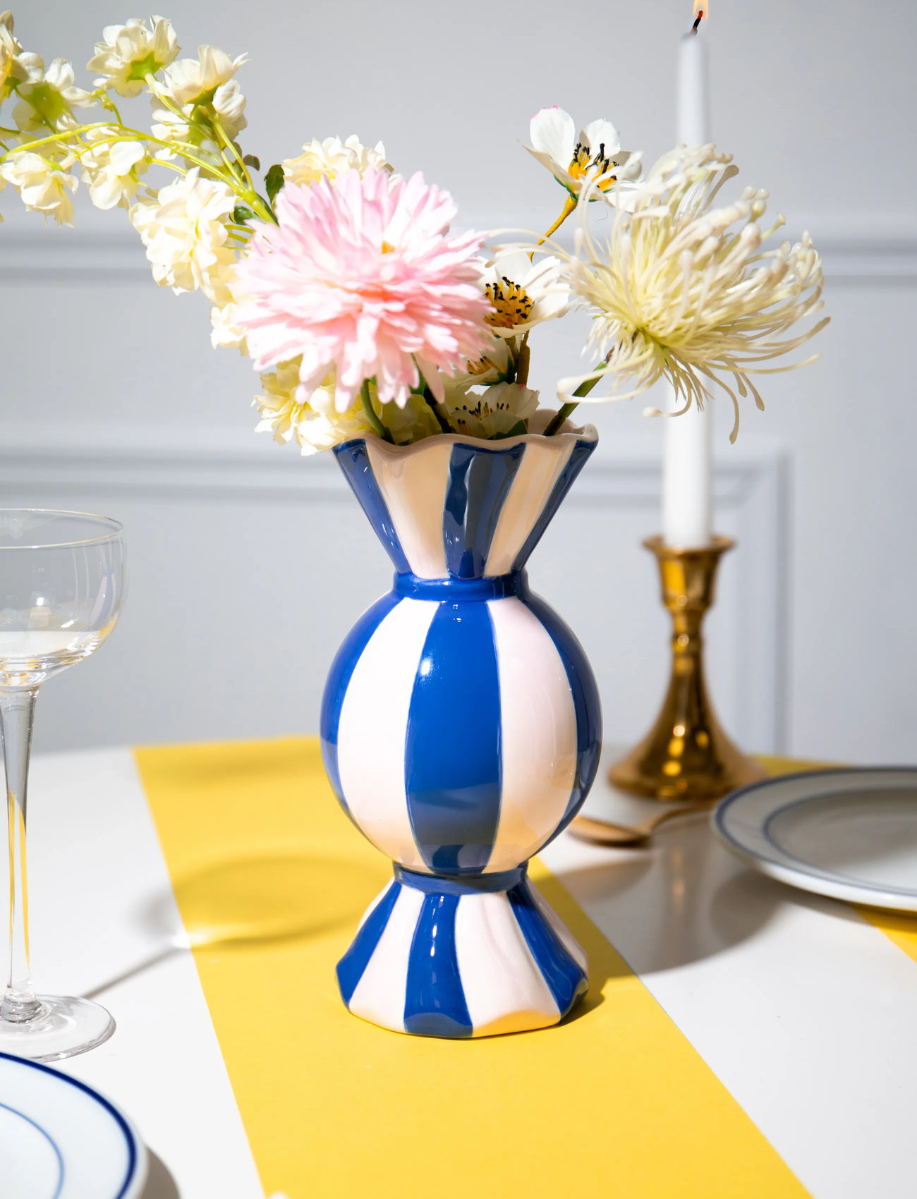 DOIY Vase - Funfair, H20 cm, Pink, Vases > Other Vases, Unisex