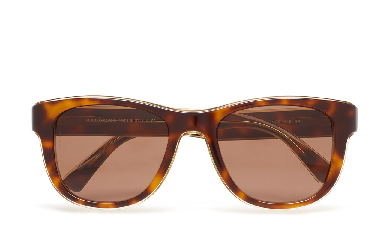 Havana brownDolceamp; On Yellow Transp Sunglasses D frametop Gabbana j3q5A4RL