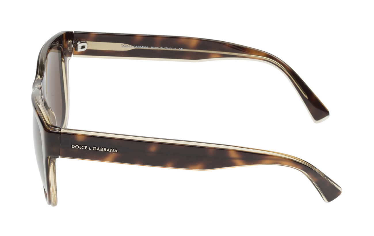 Havana brownDolceamp; On Yellow Transp Sunglasses D frametop Gabbana j3q5A4RL