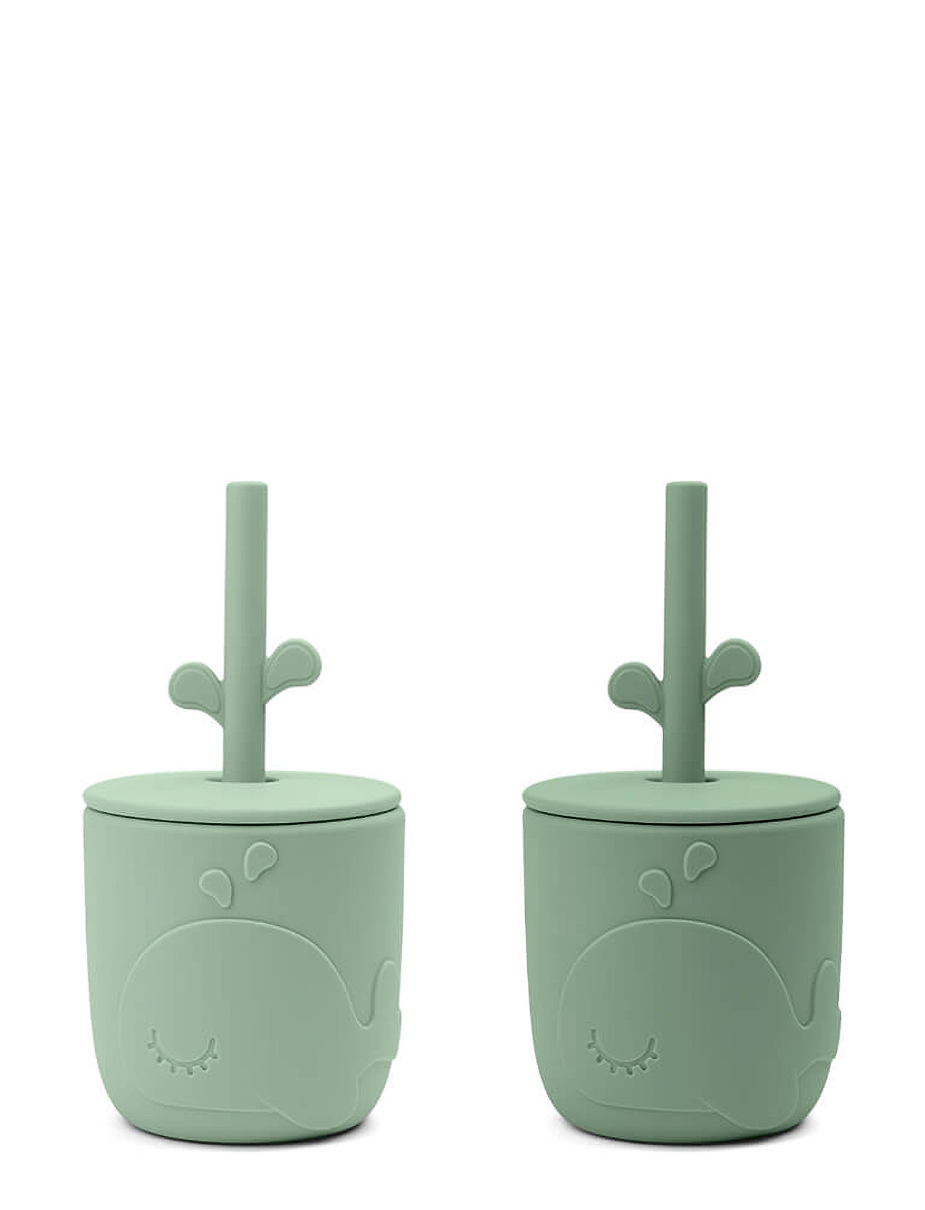 Peekaboo Straw Cup 2-Pack Wally Baby & Maternity Baby Feeding Sippy Cups Green D By Deer