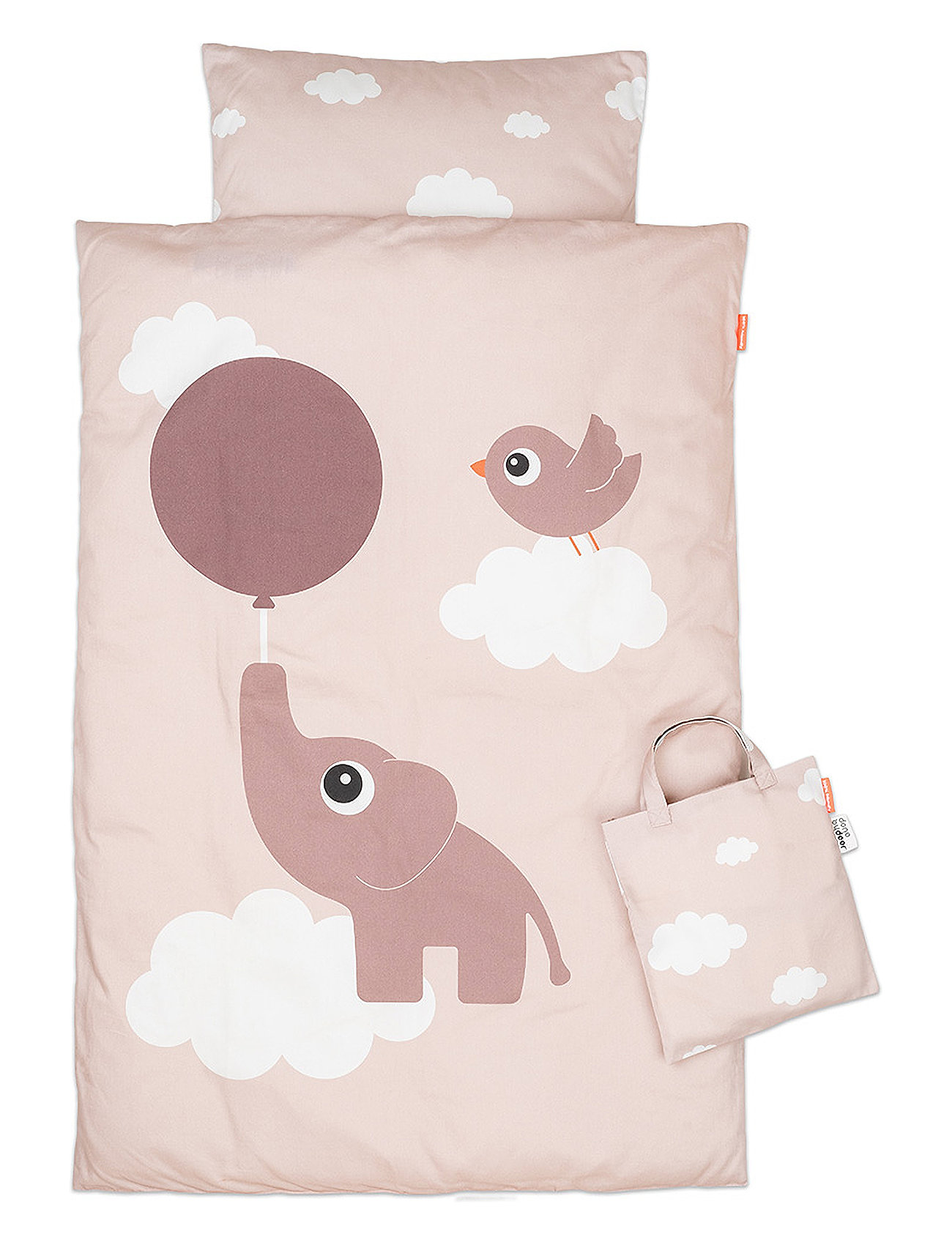 Sengesæt Baby Int/Dk Elphee Pudder Home Sleep Time Bed Sets Pink D By Deer